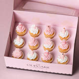Baby Shower Pink Mini Cupcakes