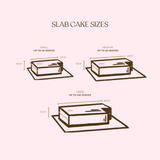 Small Slab Cake with Image or Logo
