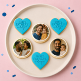 Father's Day Heart & Photo Cookies