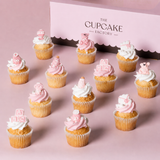 Baby Shower Pink Mini Cupcakes