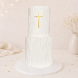 Two Tier Baptism/Christening Cake