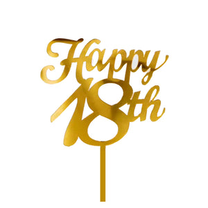 Happy 18th Cake Topper