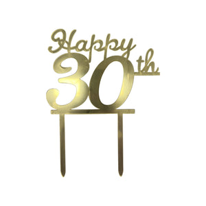 30th Cake Topper