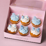 Baby Shower Blue Cupcakes