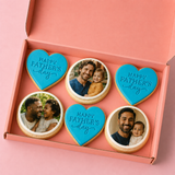 Father's Day Heart & Photo Cookies