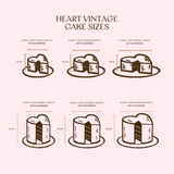 Vintage Cake Heart