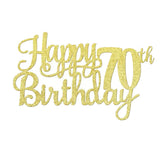 70th Cake Topper