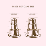 Three Tier Floral Cake