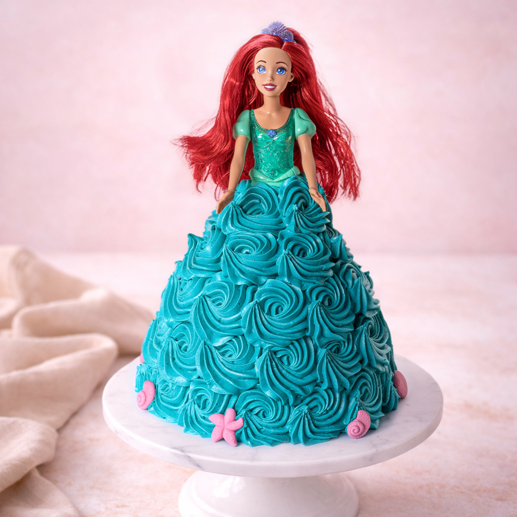 farm rio fish dress green Disney Princess Ariel Doll Signature DecoSet