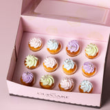 Assorted Pastels Mini Cupcakes