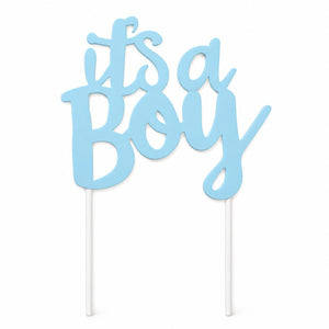 It's a Boy (blue- paper) Cake Topper