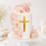 Baptism/Christening Cake With Pink or Blue Sails