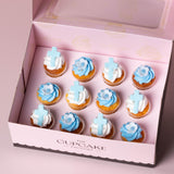 Baptism/Christening Mini Cupcakes Blue