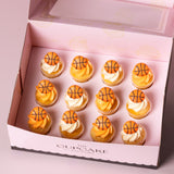Basketball Mini Cupcakes
