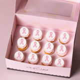 Breast Cancer Awareness Mini Cupcakes