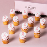 Breast Cancer Awareness Mini Cupcakes