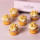 Butter Toffee Popcorn Cupcakes