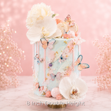 Butterfly Floral Cake