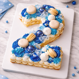 Number or Letter Cake Blue