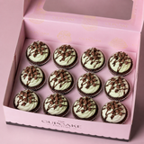 Choc Mint Drop Cupcakes