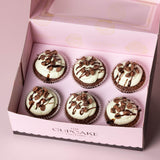 Choc Mint Drop Cupcakes