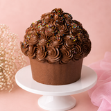 Chocolate Sprinkles Giant Cupcake