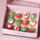 Christmas Mini Cupcakes