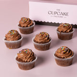 Chocolate Sprinkle Cupcakes