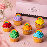 Colourful Rainbow Cupcakes