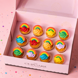 Colourful Rainbow Mini Cupcakes