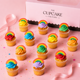 Colourful Rainbow Mini Cupcakes
