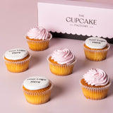 Corporate Logo Cupcakes - Half Flat Half Icing