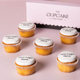 Corporate Logo Cupcakes - Flat on Icing
