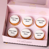Corporate Logo Cupcakes - Flat on Icing