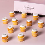 Corporate Logo Mini Cupcakes - Flat on Icing