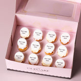 Corporate Logo Mini Cupcakes - Mini Plaques