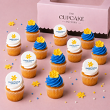 Daffodil Day Mini Cupcakes