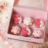 Fancy Swirl Mother's Day Cupcakes