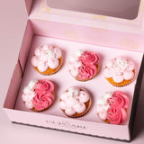 Fancy Swirl Pastel Pink Cupcakes