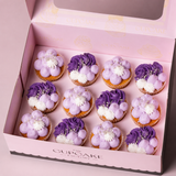 Fancy Swirl Purple Cupcakes