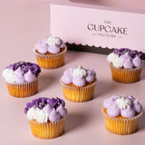 Fancy Swirl Purple Cupcakes