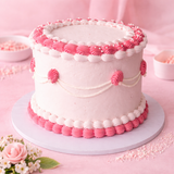 Vintage Cake Fancy Round