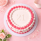 Vintage Cake Fancy Round