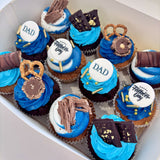 Father's Day Cupcakes Blue
