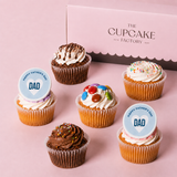 Fathers Day Classic Cupcakes with Plaque