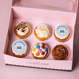 Fathers Day Classic Cupcakes with Plaque