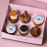 Fathers Day Indulgent Cupcakes with Plaque