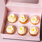 Frangipani Cupcakes