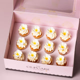 Frangipani Mini Cupcakes