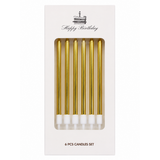 Candles Gold 6 Pack